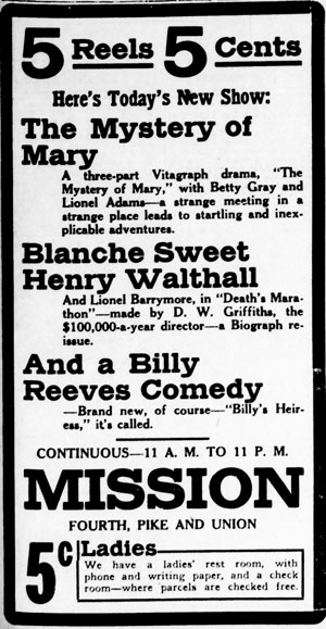 The Mystery of Mary Movie Ad